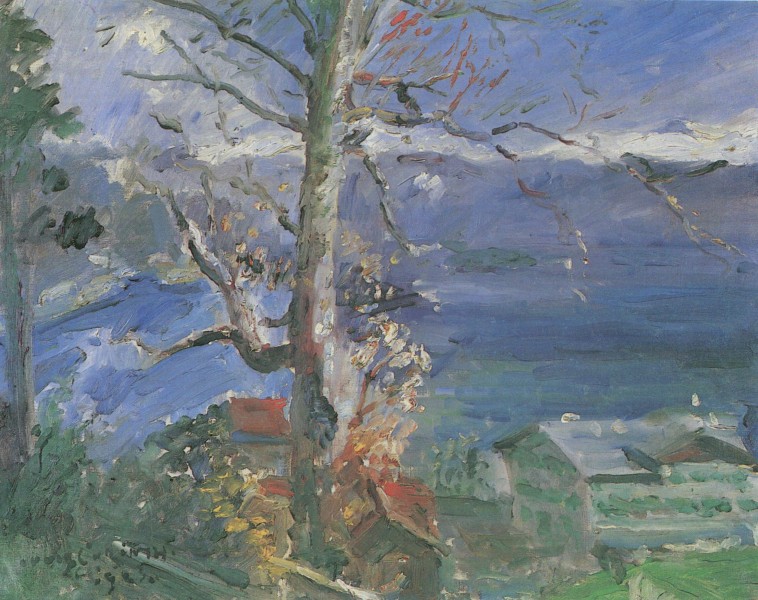 Lovis Corinth Baum am Walchensee 1923