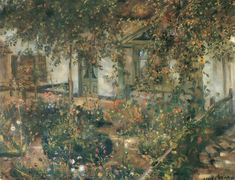 Lovis Corinth Blühender Bauerngarten 1904