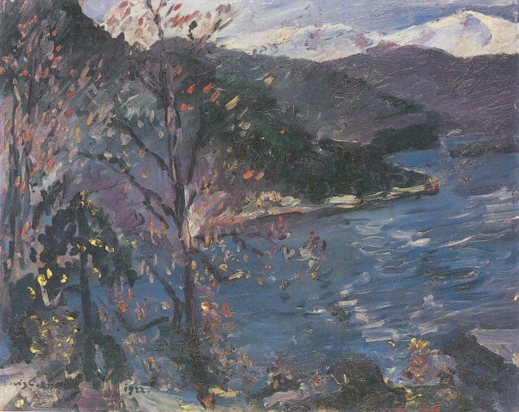 Lovis Corinth Walchensee im Herbst 1922
