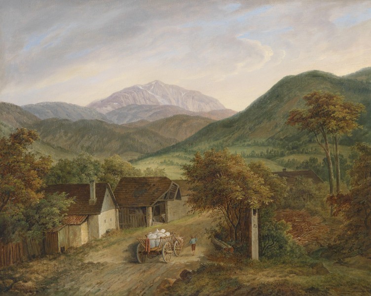 Matthias Rudolf Toma Blick auf den Schneeberg 1860