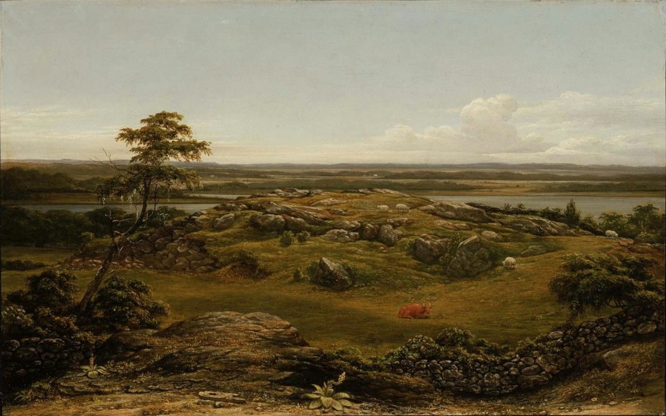 MJ Heade Rocks in New England, 1855