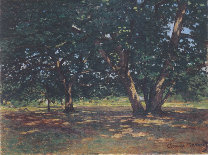 Monet - Wald von Fontainbleau