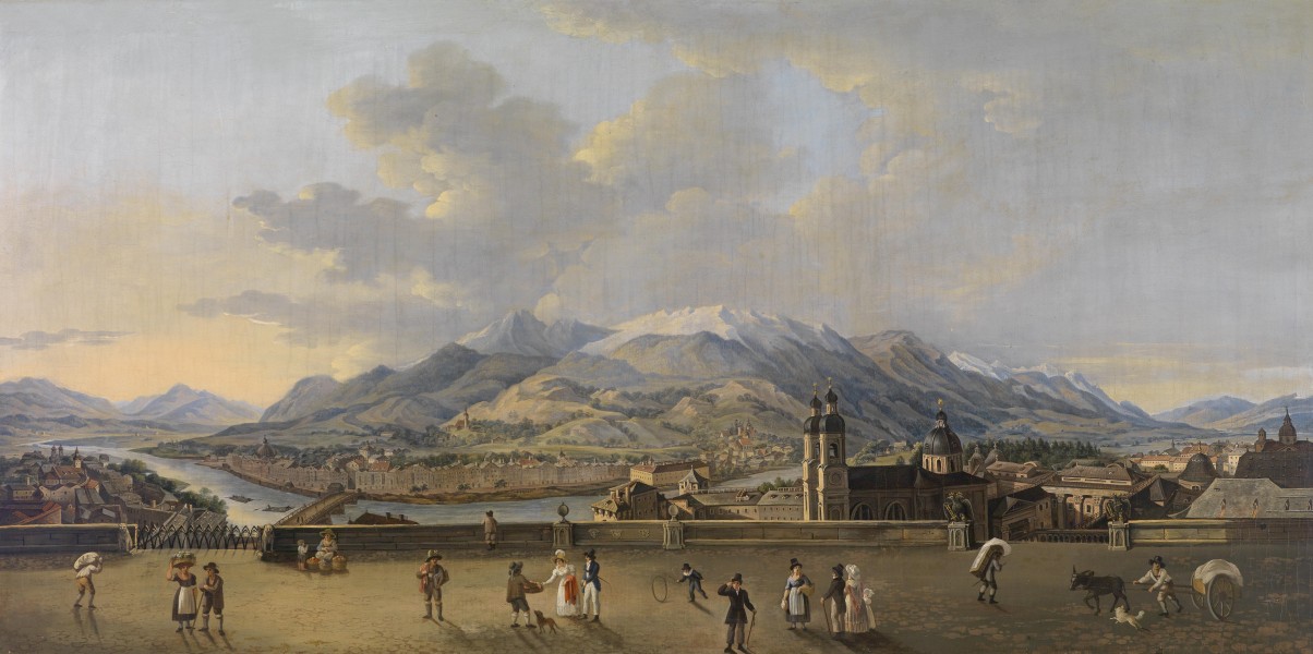 Panorama von Innsbruck nach Rehberg