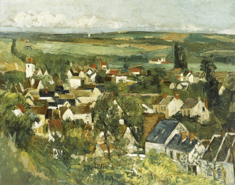 Paul Cézanne - Vue panoramique d'Auvers-sur-Oise
