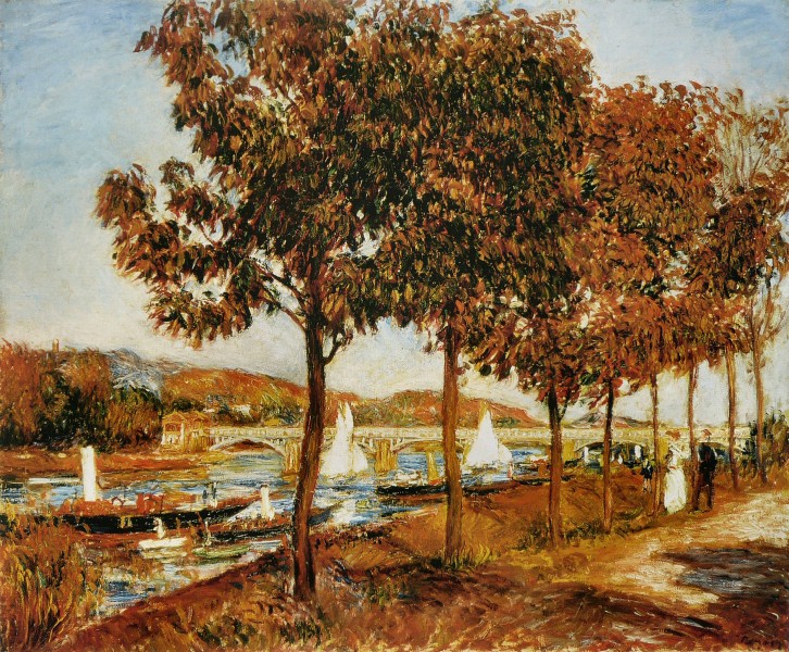 Pierre-Auguste Renoir - Le Pont d'Argenteuil en automne