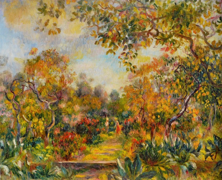 Pierre-Auguste Renoir - Paysage à Beaulieu
