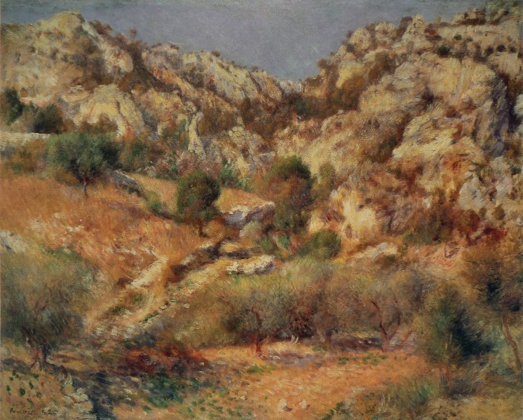 Pierre-Auguste Renoir - Rochers à l'Estaque