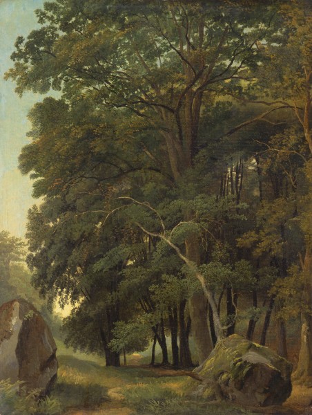 Ramsay Richard Reinagle - A Wooded Landscape (1833) - Google Art Project