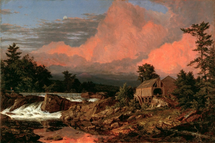 Rutland Falls, VT by Frederic Edwin Church, 1848