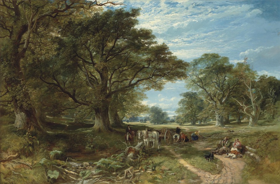 Samuel Bough - Cadzow Forest (1851)