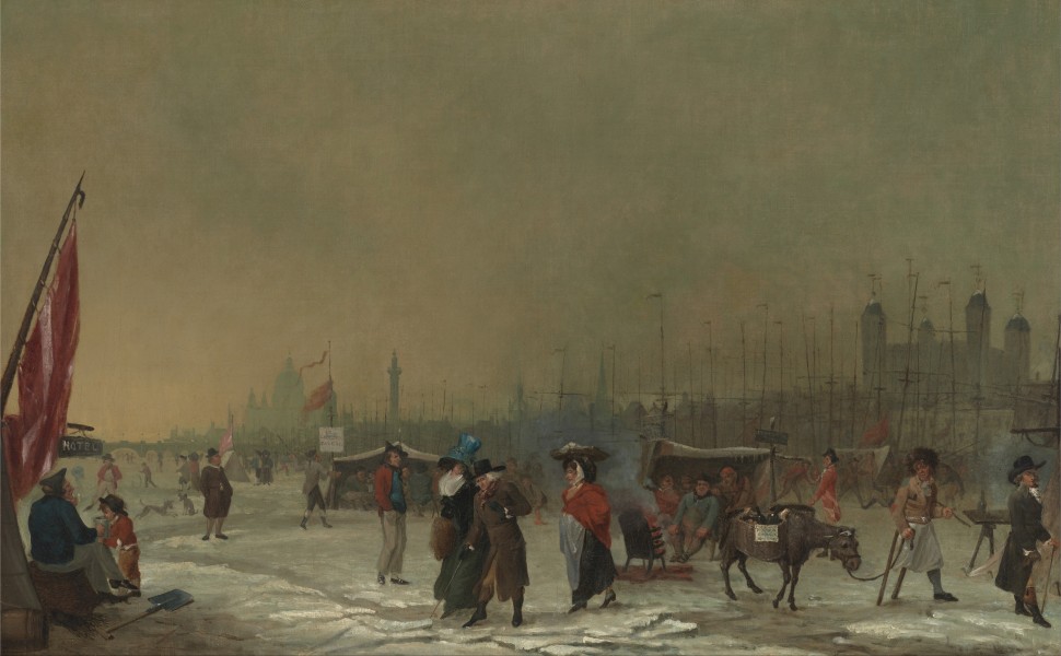 Samuel Collings - Frost on the Thames - Google Art Project