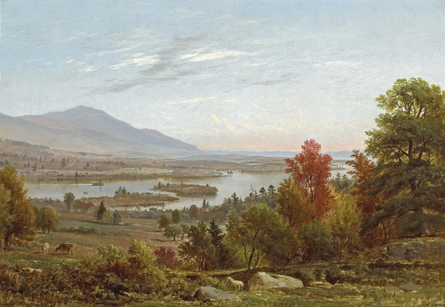 Samuel Lancaster Gerry - Lake Winnipesaukee in October (1858)