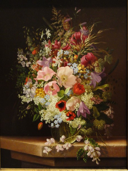 Still Life of Flowers by Adelheid Dietrich, 1868, oil on wood - National Gallery of Art, Washington - DSC00103