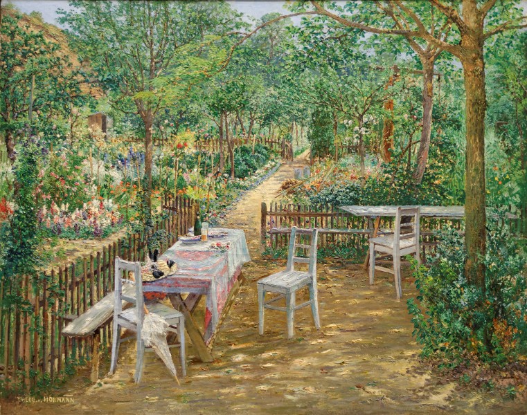 Summer in the Garden Theodor von Hörmann