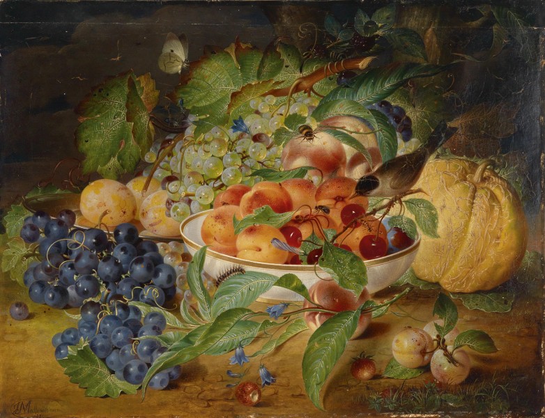 Theodor Mattenheimer Früchtestillleben 1830