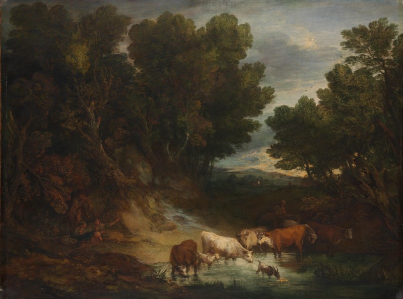 Thomas Gainsborough - The Watering Place (before 1777)