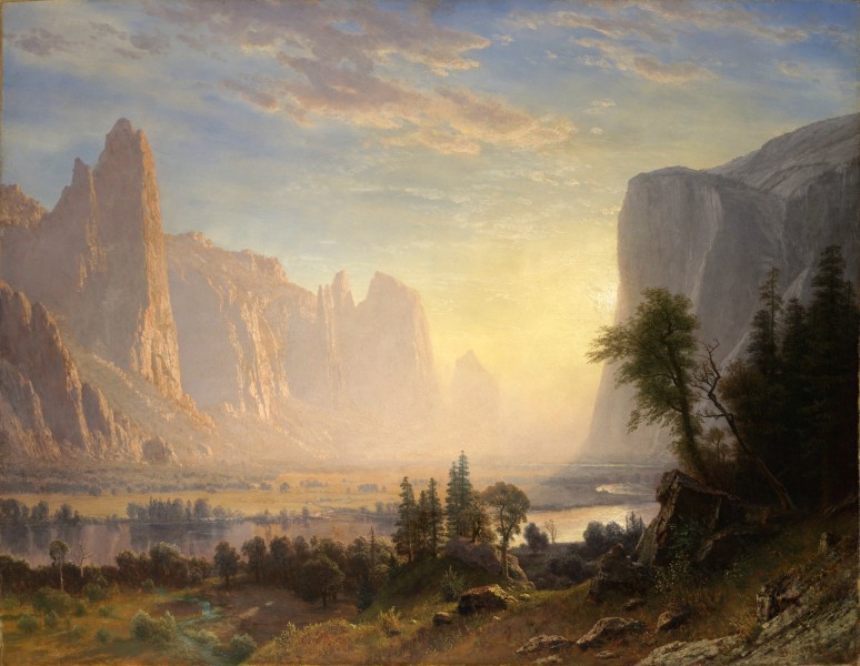 Valley of the Yosemite by Albert Bierstadt 1868