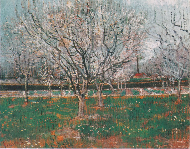 Van Gogh - Blühender Pflaumenbaum