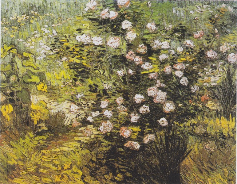 Van Gogh - Blühender Rosenbusch
