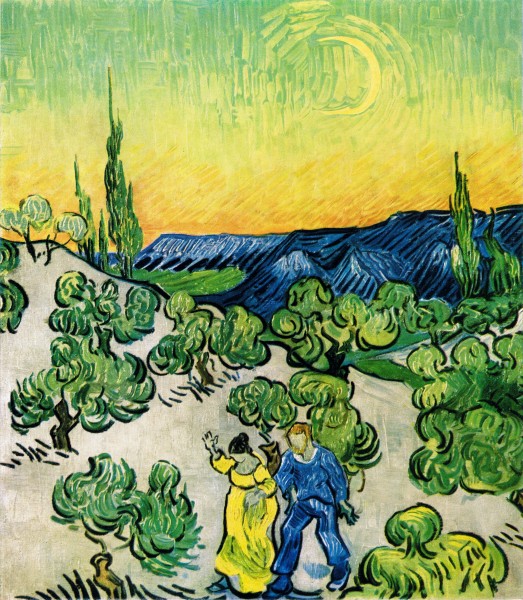 Van Gogh - Spaziergang im Mondlicht