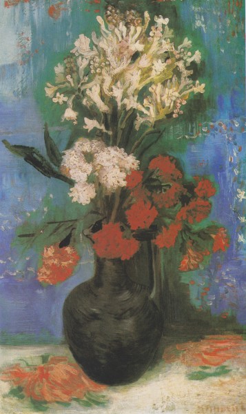 Van Gogh - Vase mit Nelken und anderen Blumen