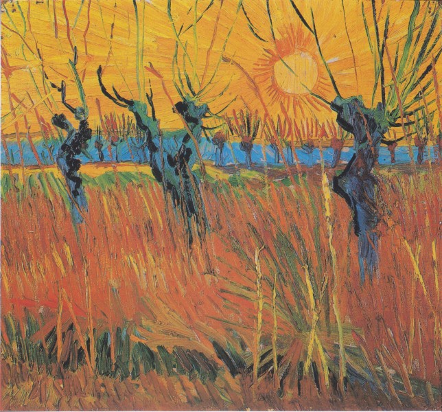 Van Gogh - Weiden bei Sonnenuntergang