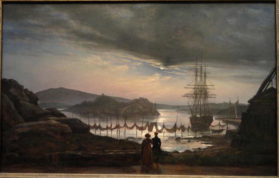 View from Vaekero near Christiana, by Johan Christian Dahl, 1827, oil on canvas - National Gallery of Art, Washington - DSC00114