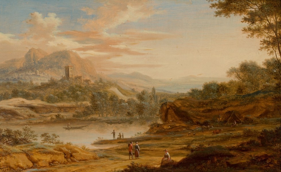 View in Italy-Johann Christian Vollerdt-1764