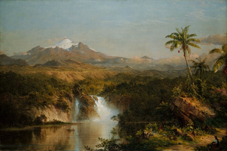 View of Cotopaxi by Frederic Edwin Church 1857