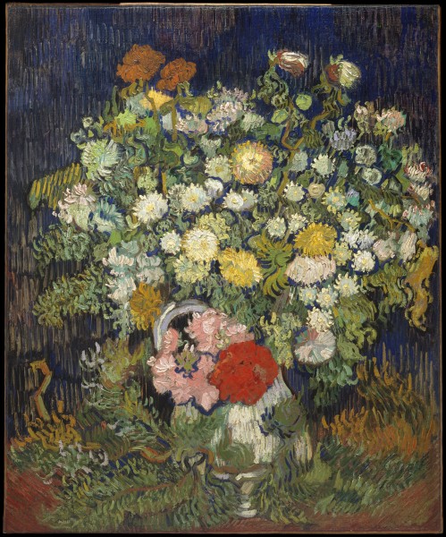 Vincent van Gogh - Boeket bloemen in een vaas