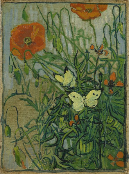 Vlinders en klaprozen - s0188V1962 - Van Gogh Museum