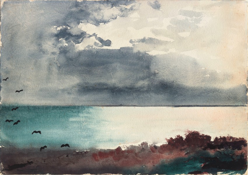 Winslow Homer - Breaking Storm, Coast of Maine