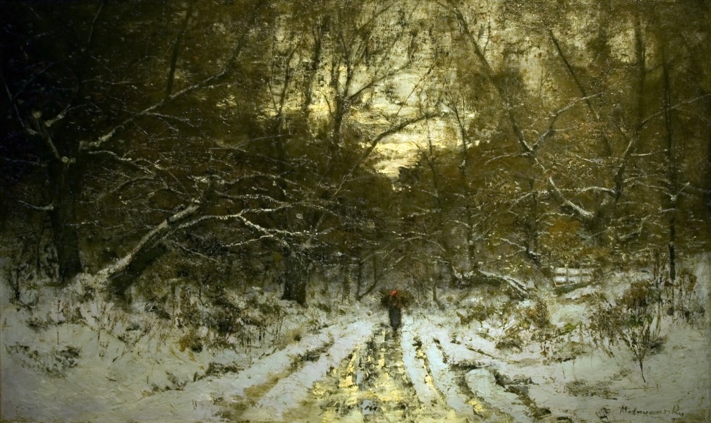 Winter Landscape by Mednyánszky