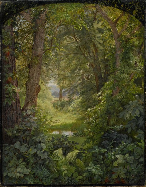 Woodland Landscape-William Trost Richards-1860