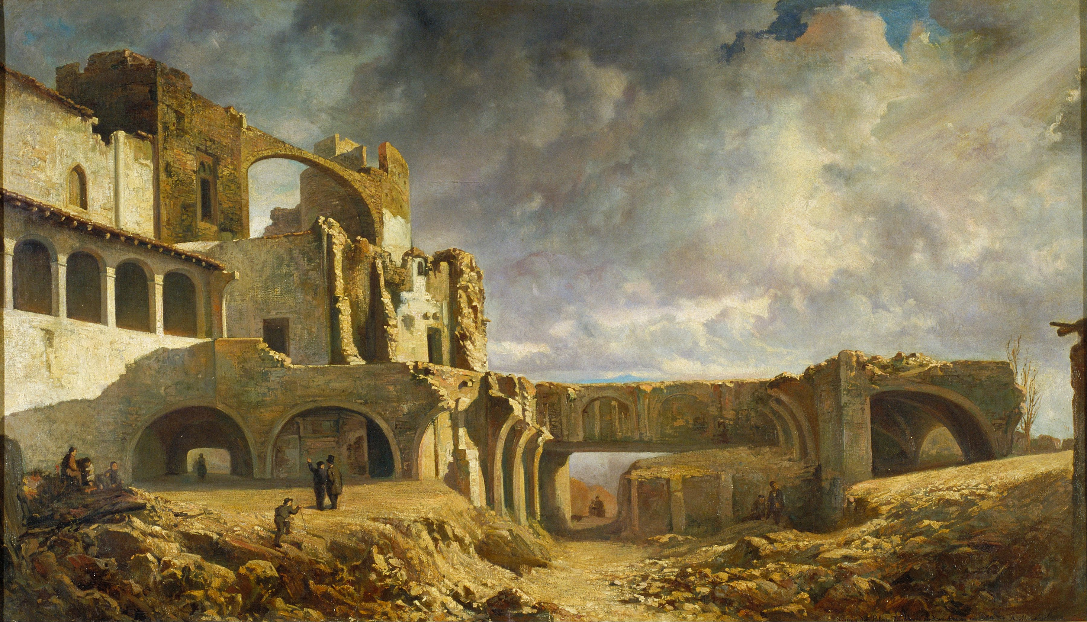 Ramon Martí i Alsina - Ruins of the Palace - Google Art Project