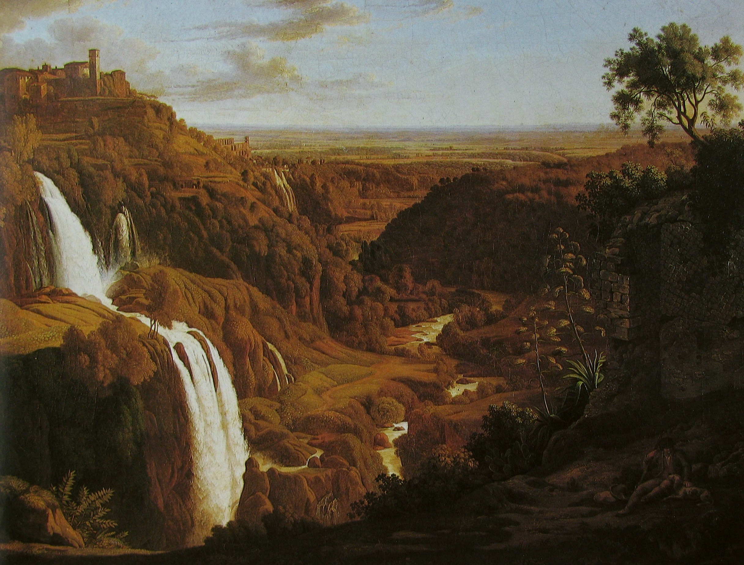 Rohden Wasserfaelle Tivoli 1819