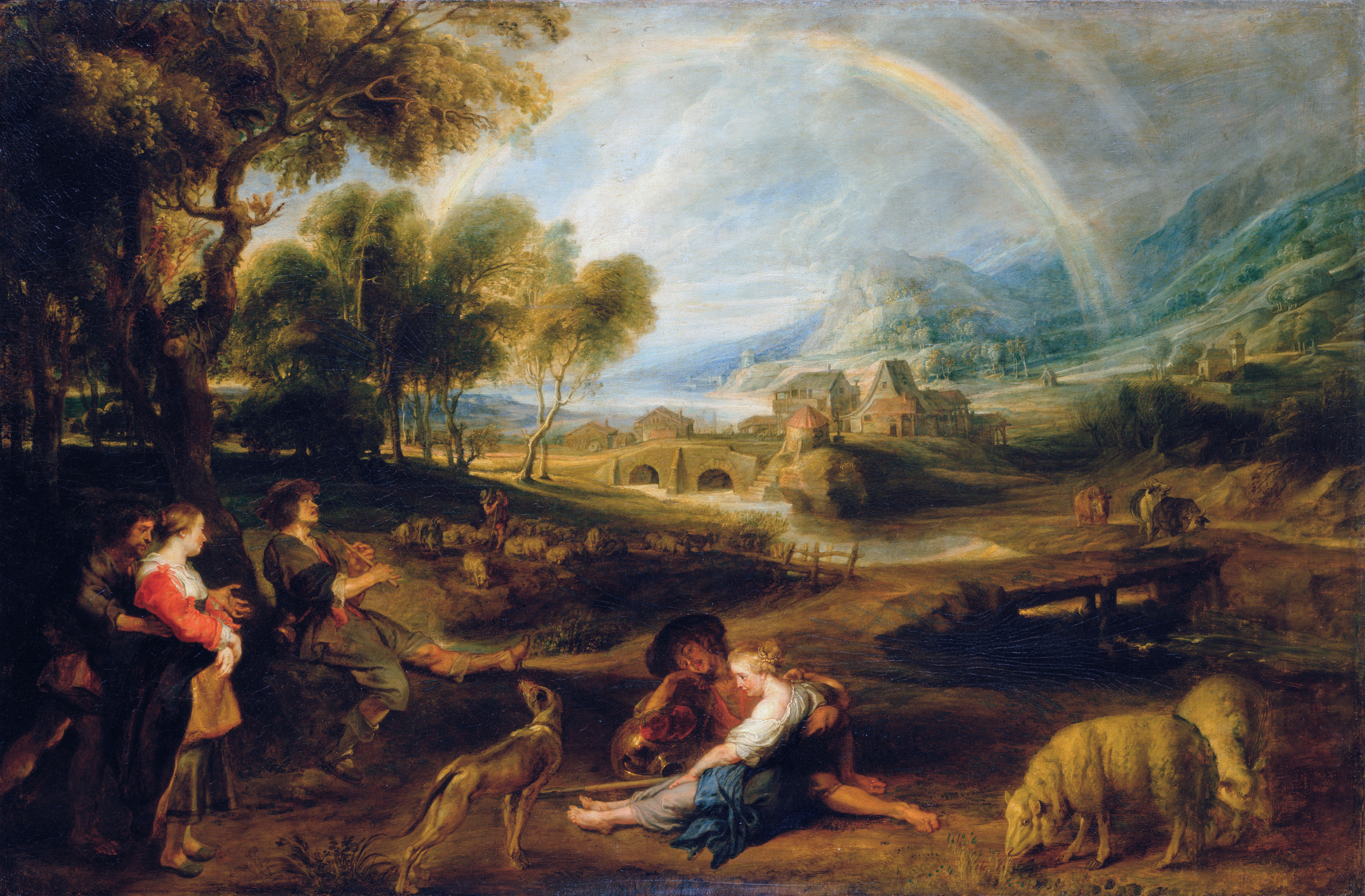 Rubens Peter Paul - Landscape with a Rainbow