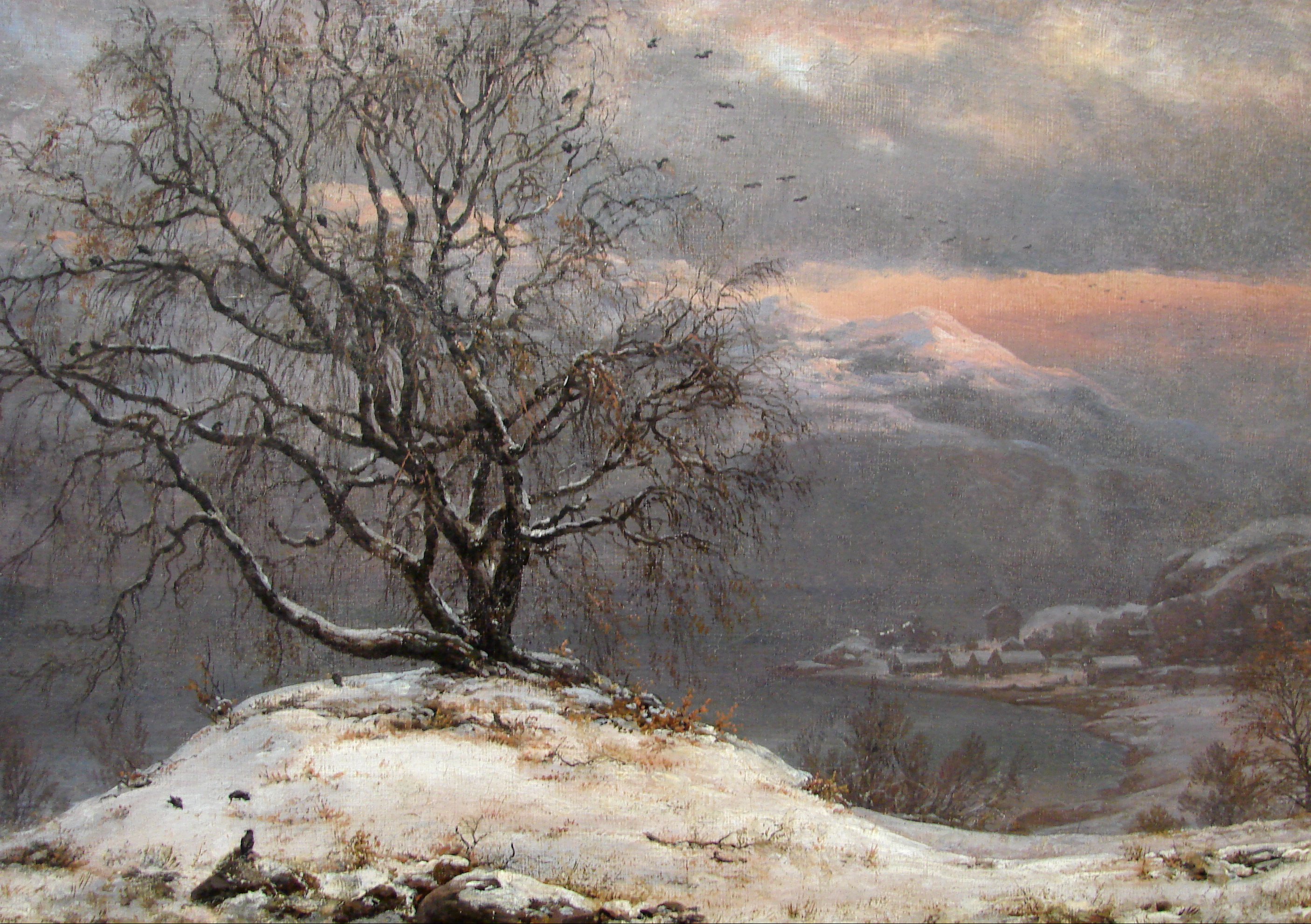 Slindebirken, Vinter (I.C. Dahl)