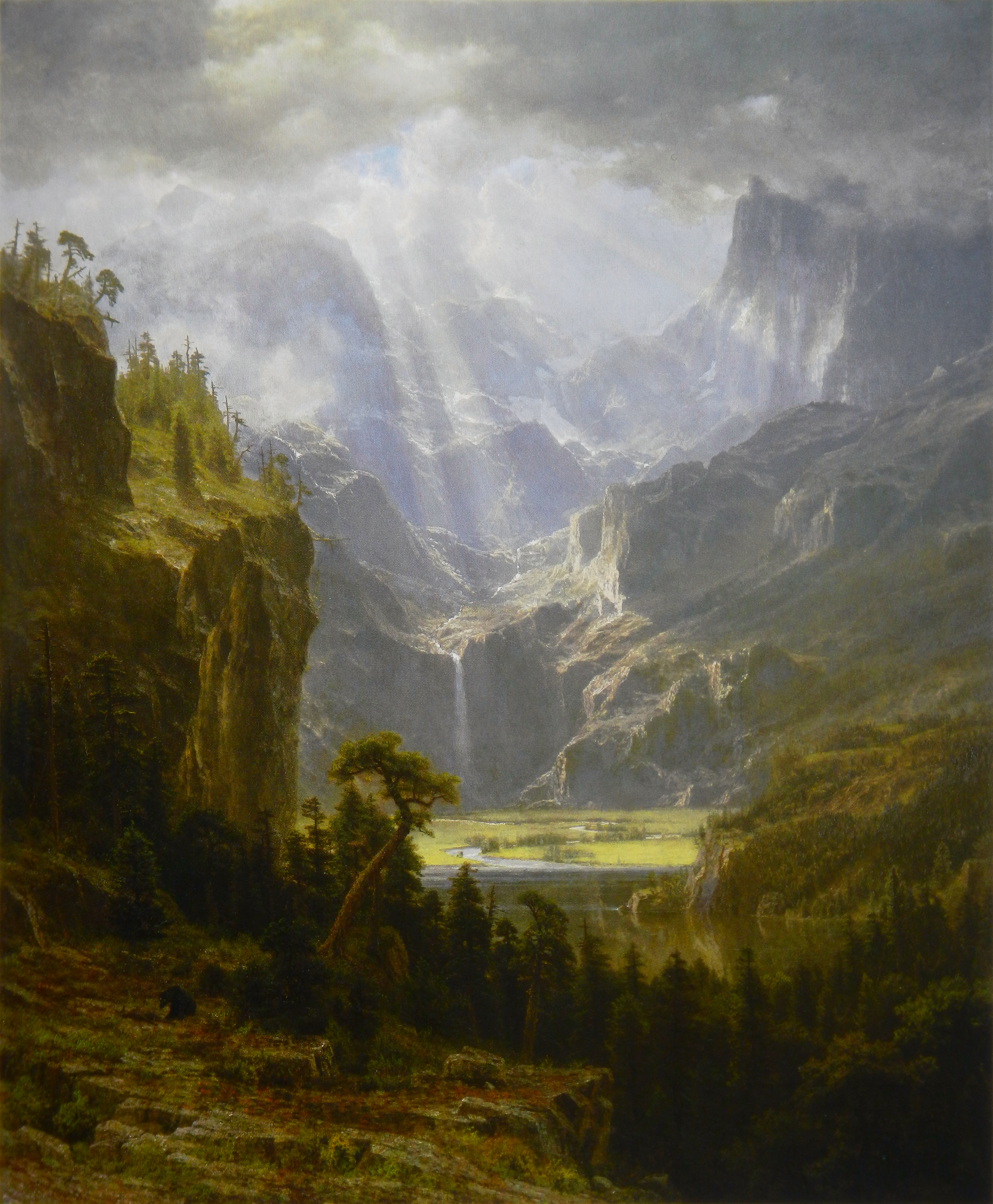 The Rocky Mountains, Lander's Peak (Albert Bierstadt), 1863 (oil on linen - scan)