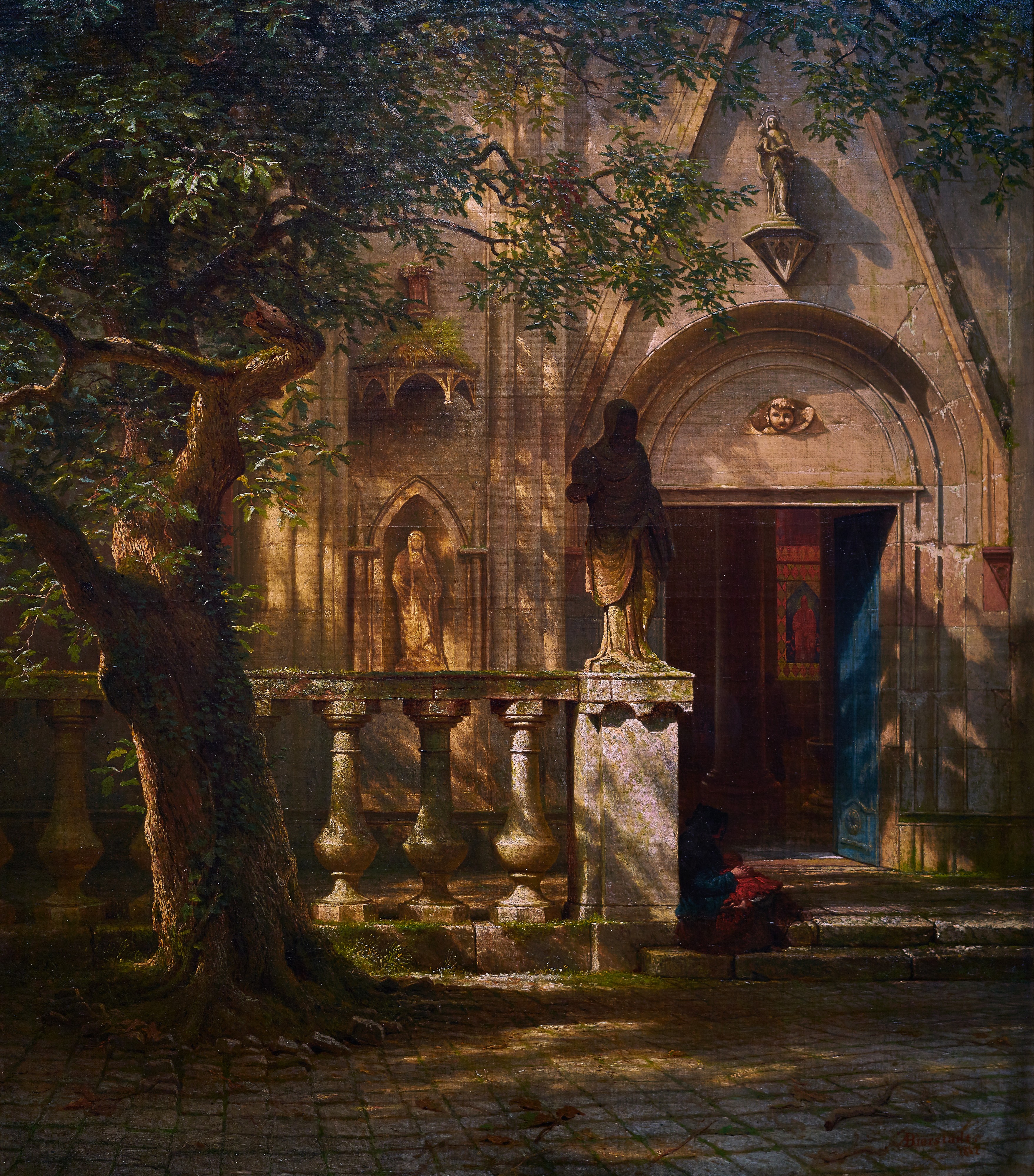 Albert Bierstadt - Sunlight and Shadow
