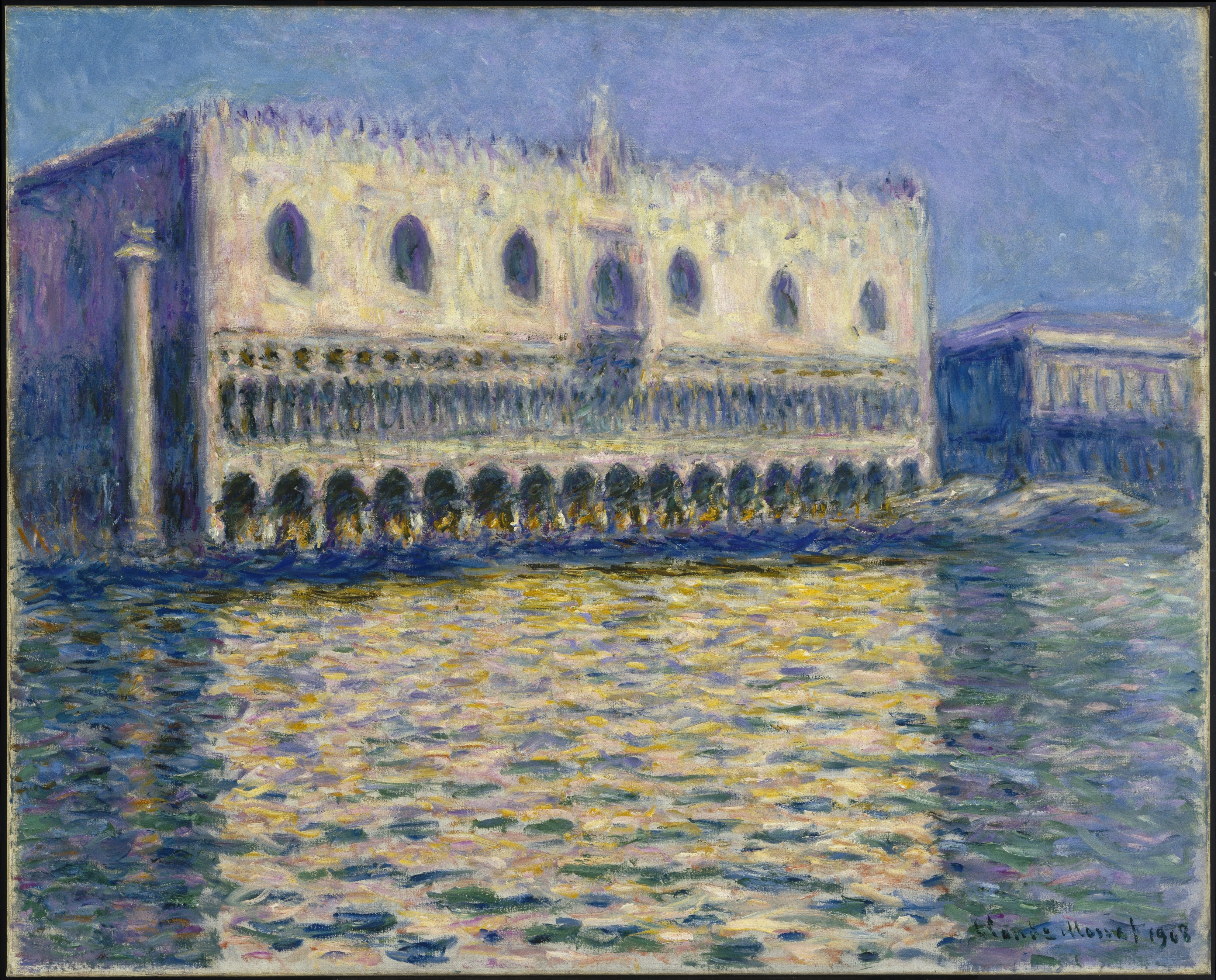 Claude Monet - The Doges Palace (Le Palais ducal) - Google Art Project