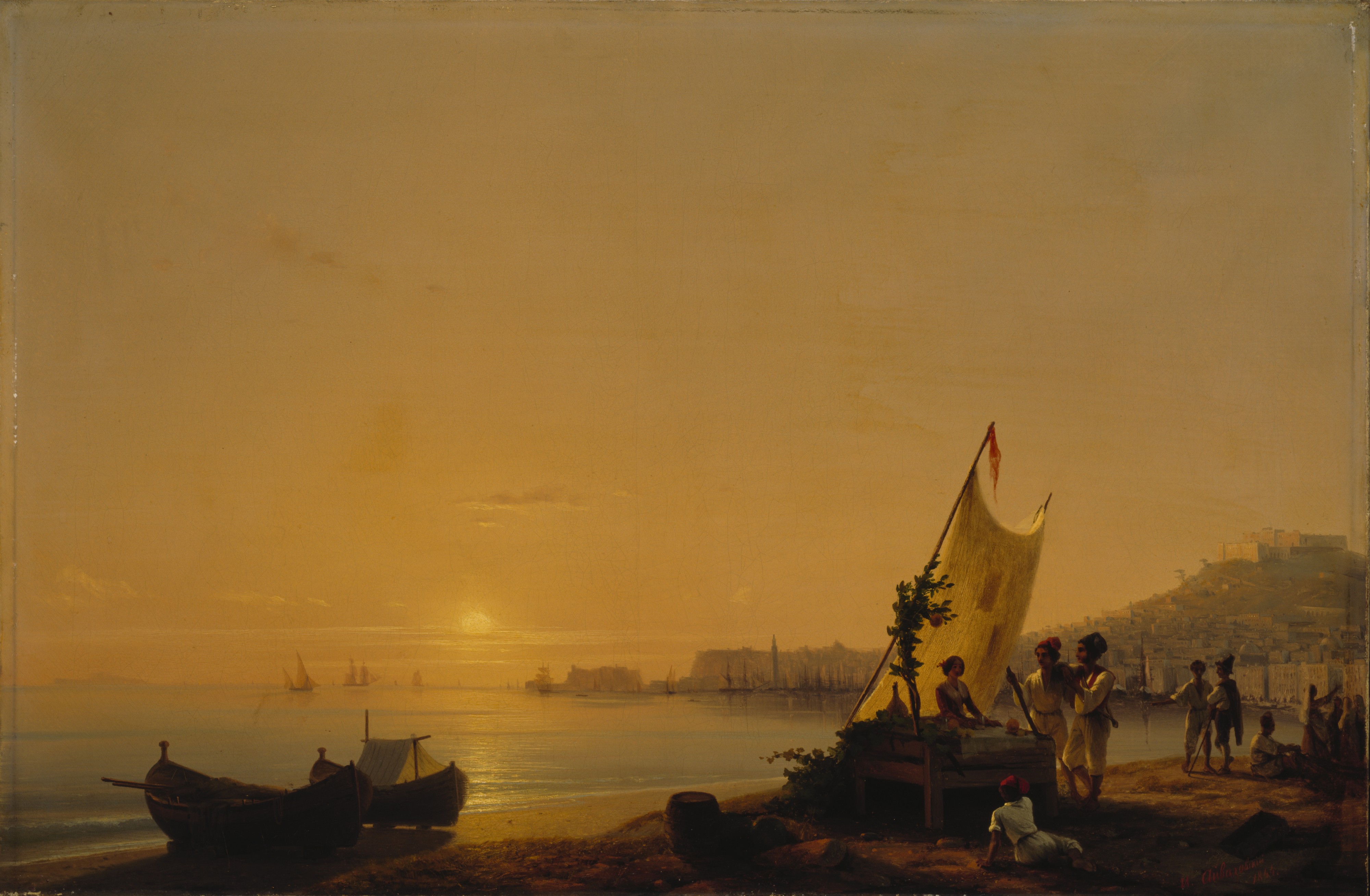 Ivan Aivazovski (1817–1900)- The Bay of Naples - Napolinlahti - Neapelbukten (29467251075)