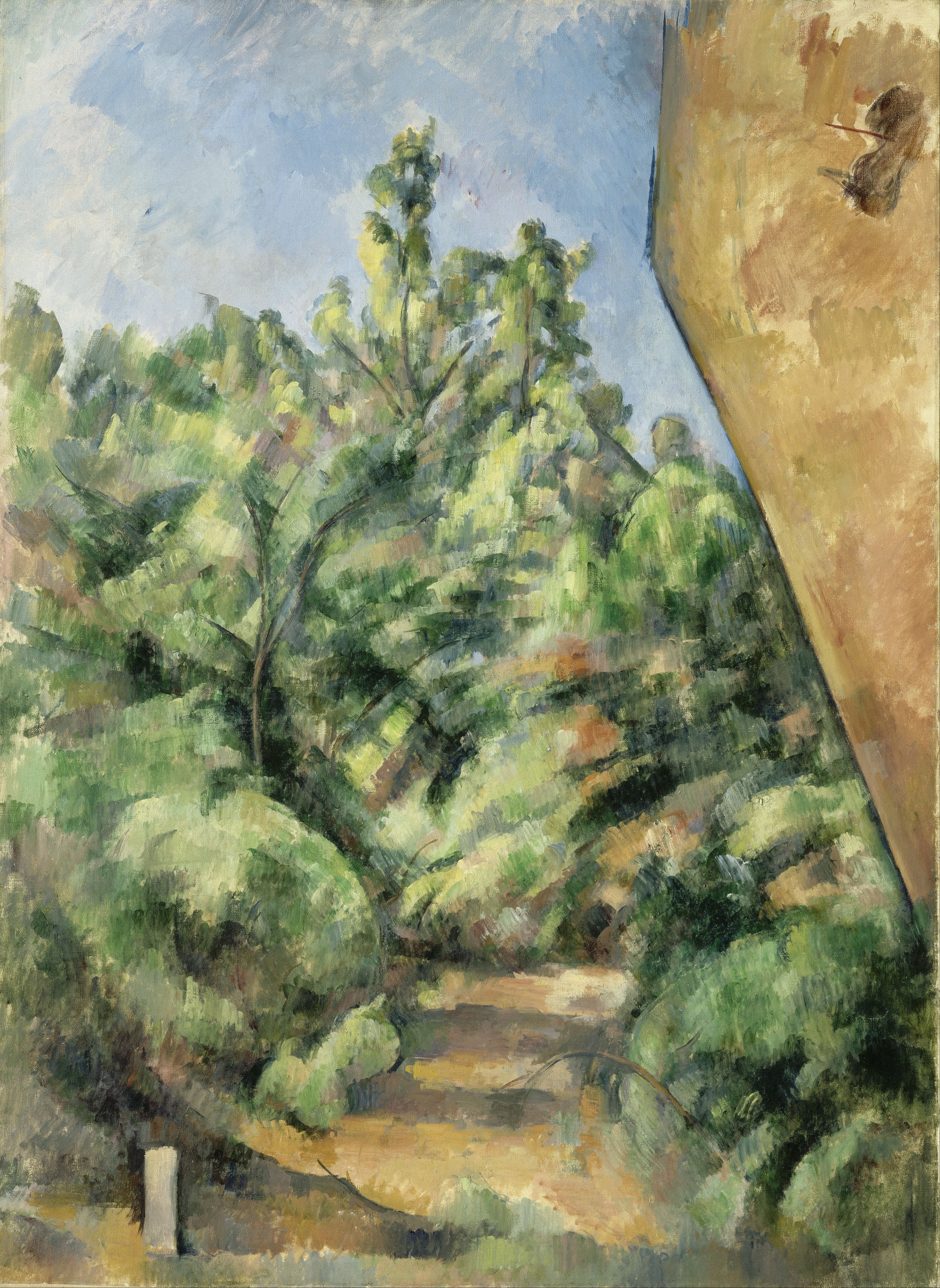 Paul Cézanne - The Red Rock - Google Art Project