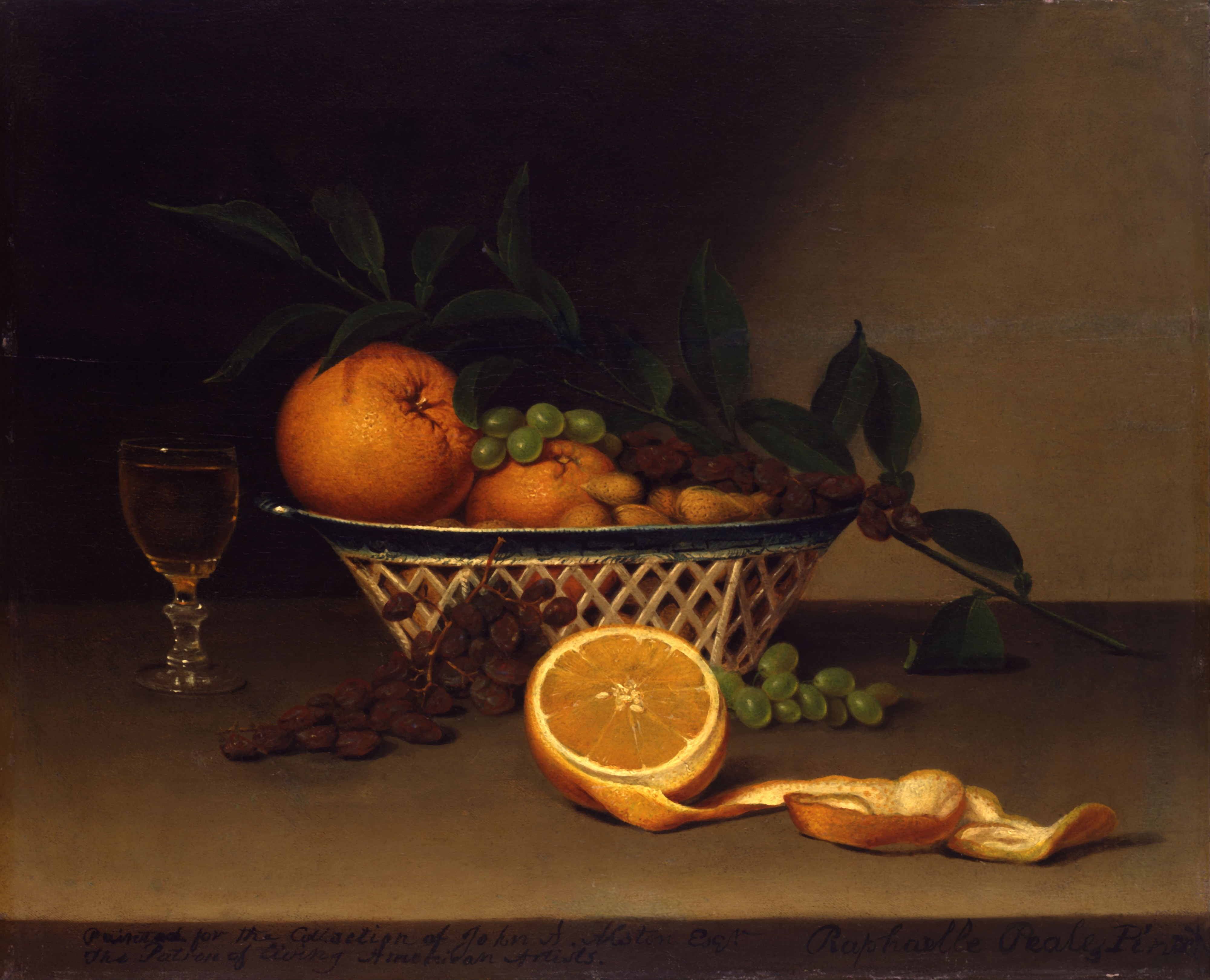 Raphaelle Peale - Still Life with Oranges - Google Art Project