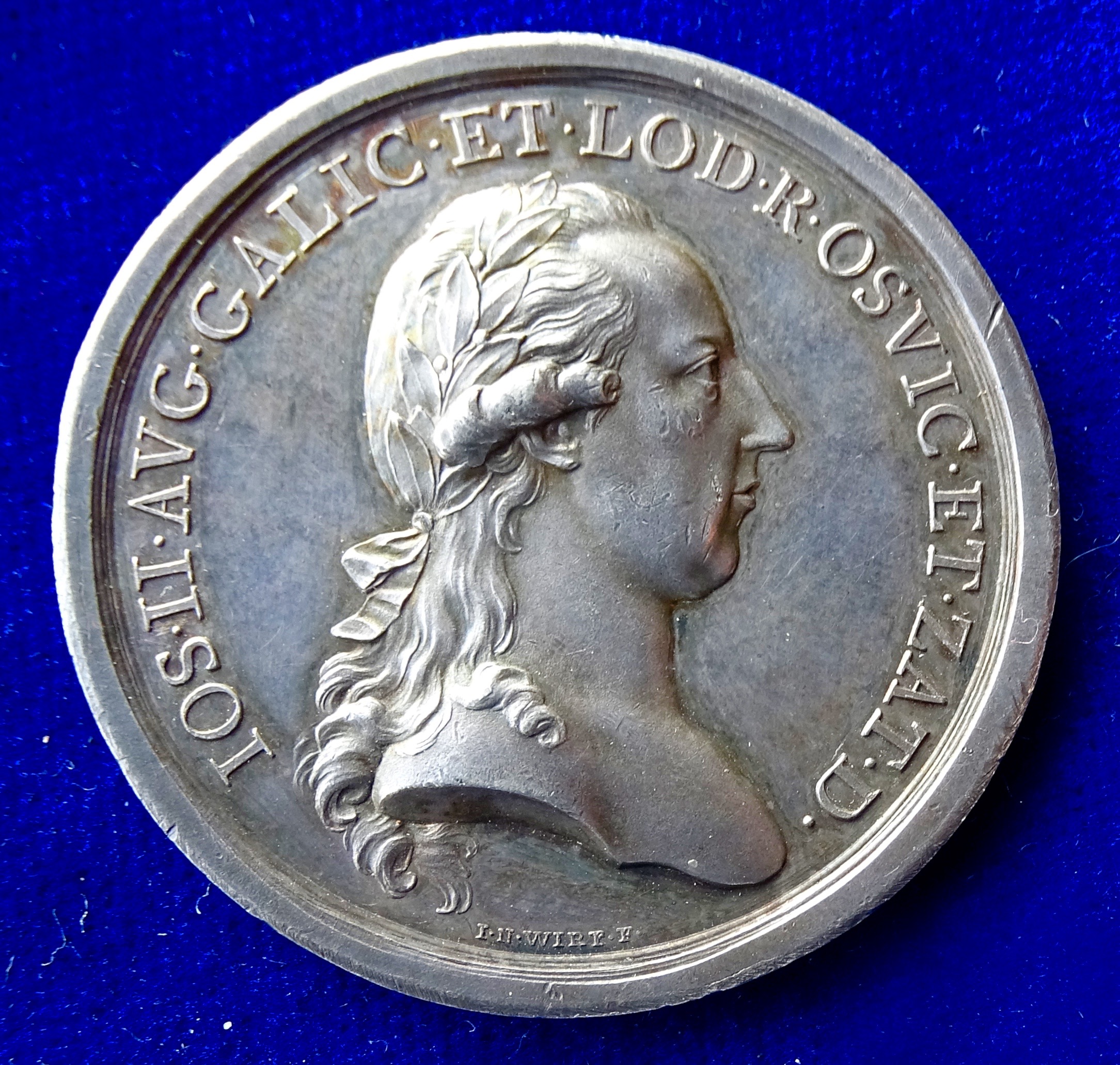 1782 Medal Constitution of the Parliament in Galicia, Poland, obverse