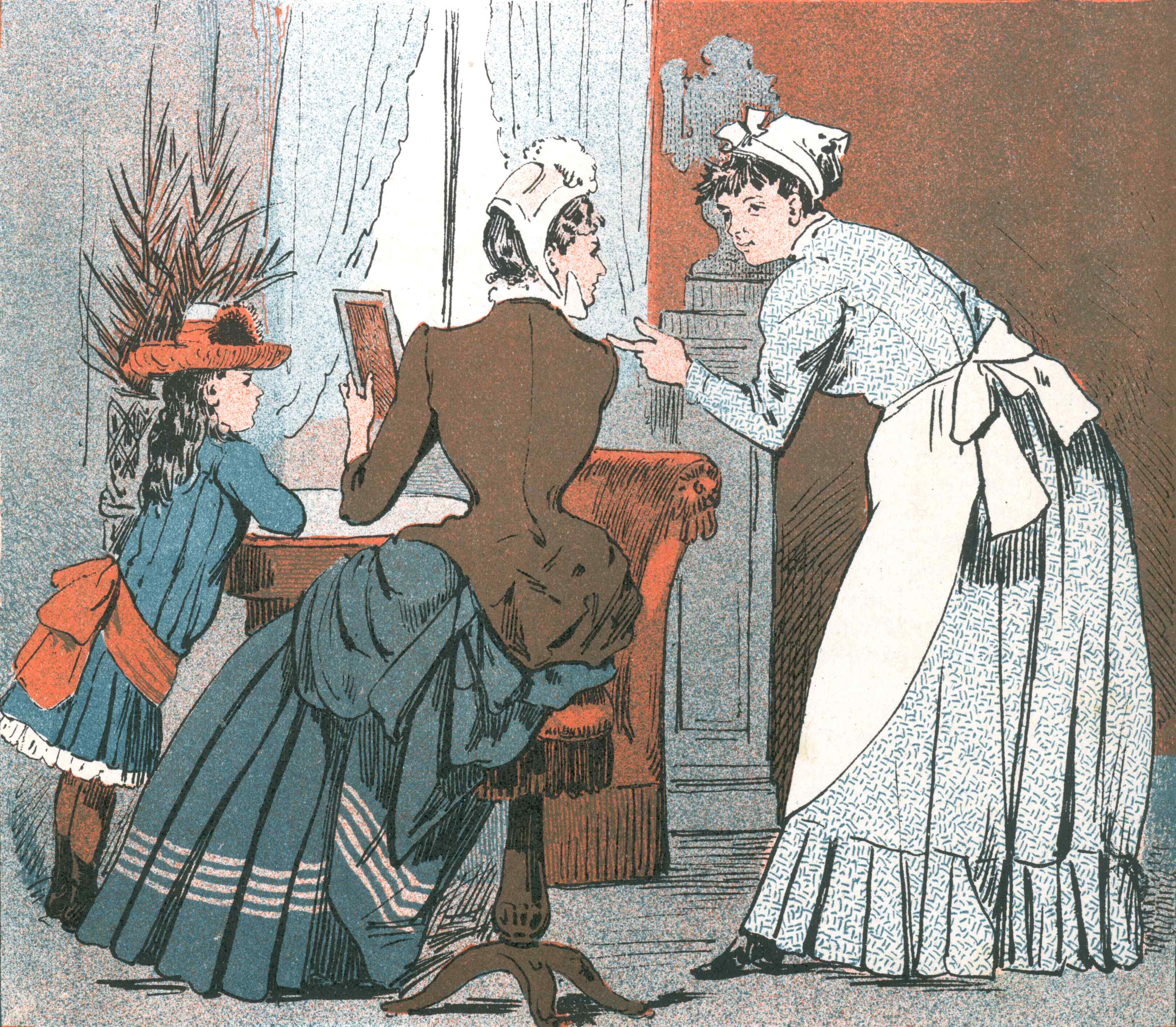 1885FashionDenmarkLadyMaidGirl