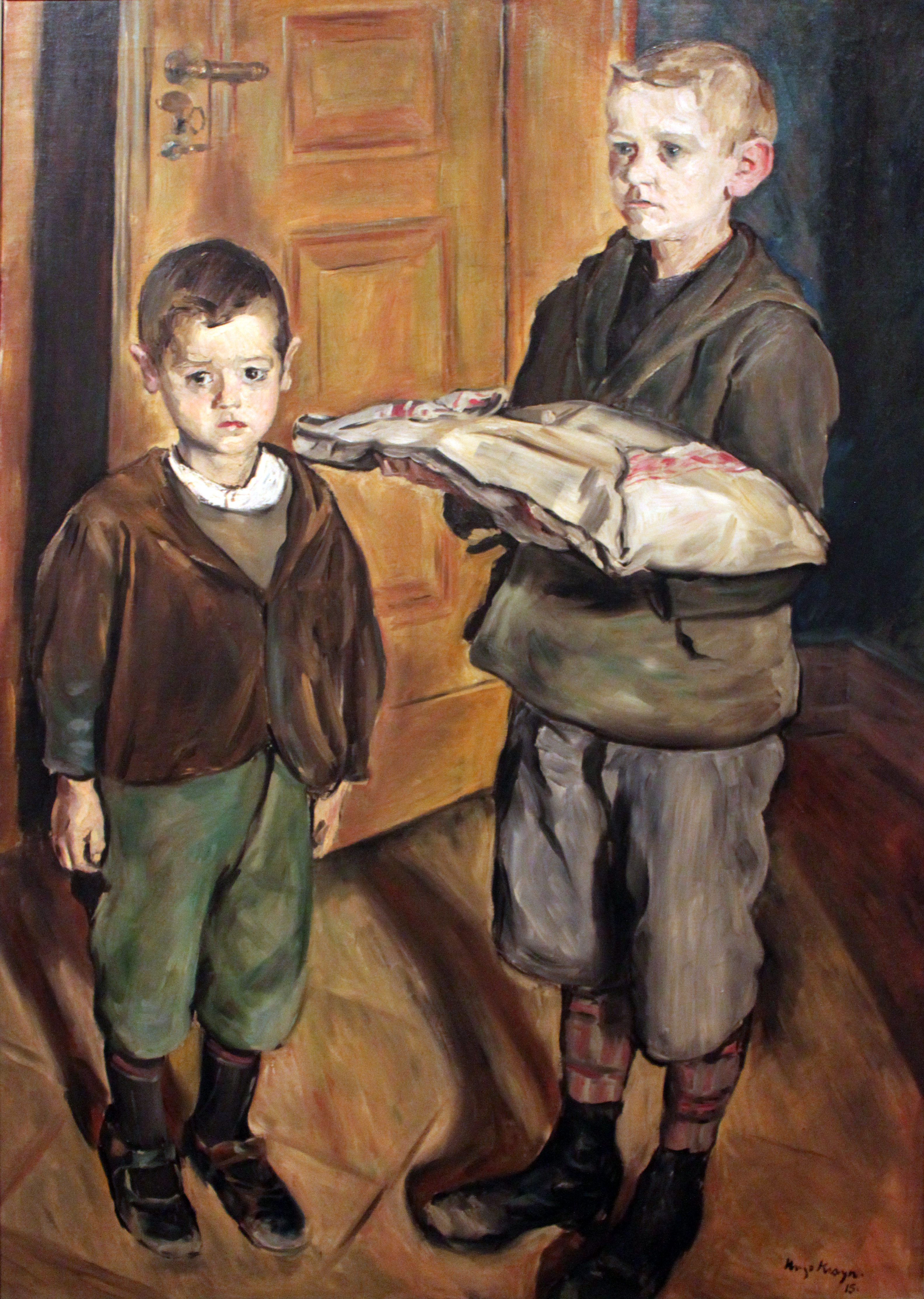 1915 Krayn Waesche austragende Jungen anagoria