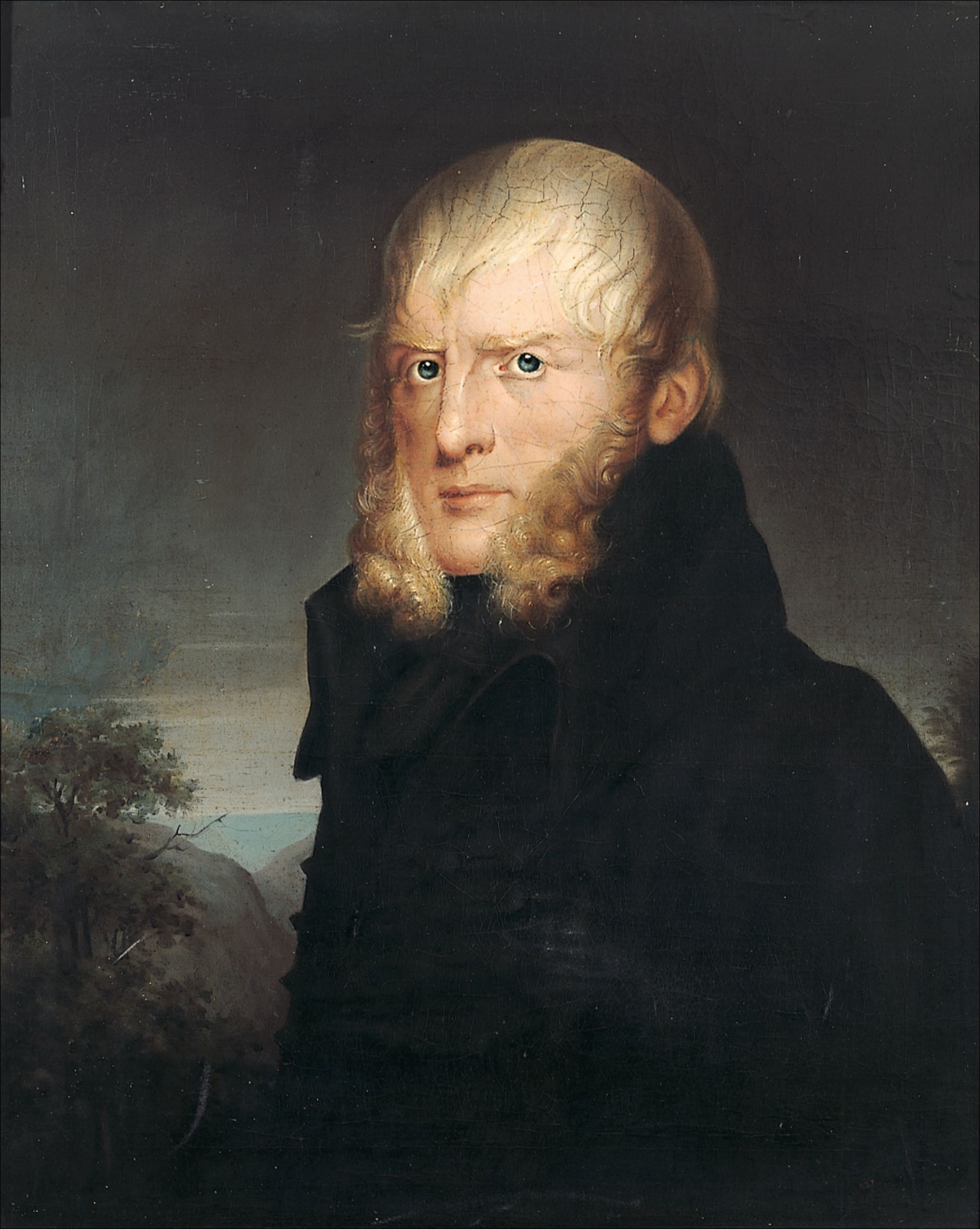 A. Freyberg - Portrait of Caspar David Friedrich