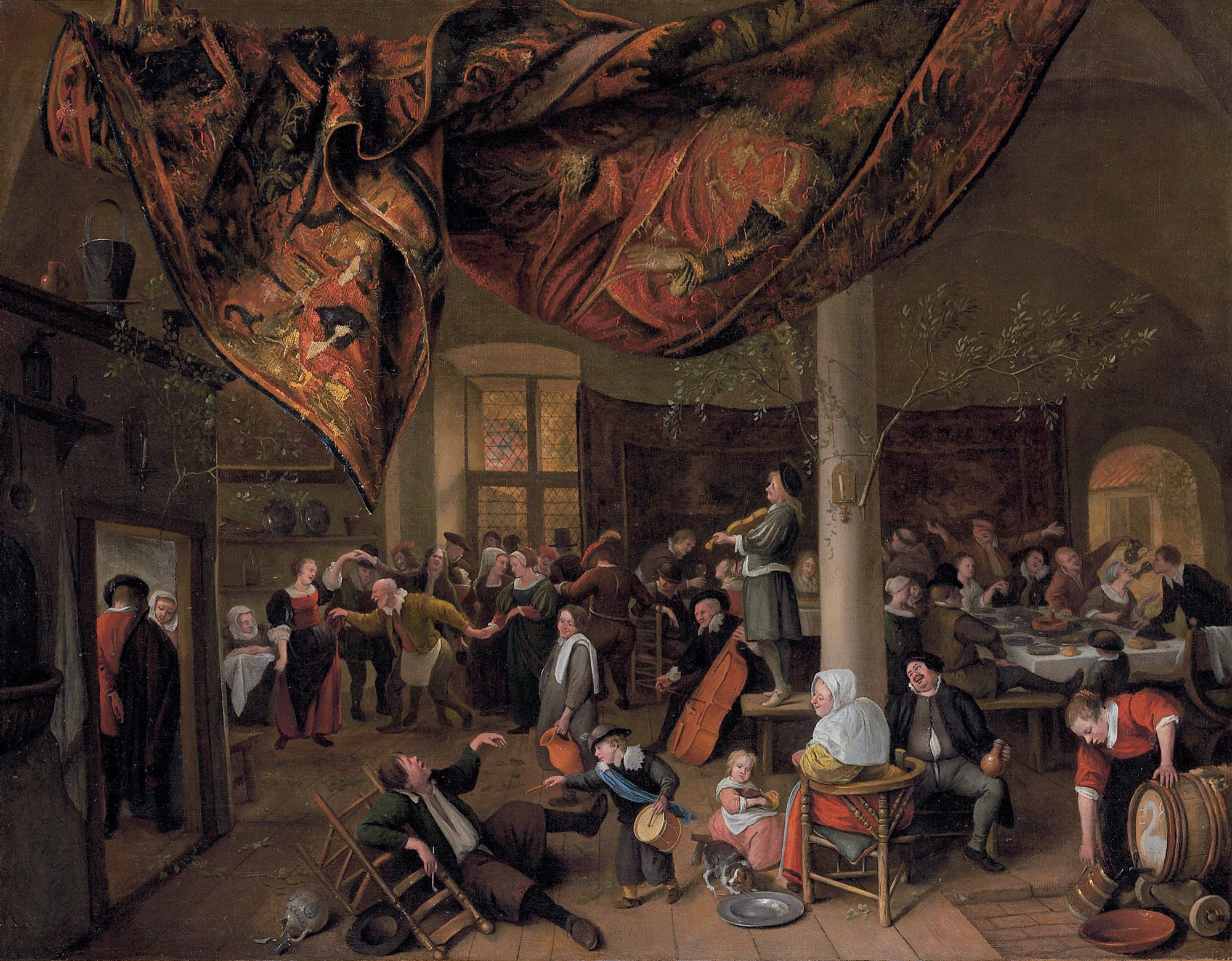 A Village Wedding by Jan Steen