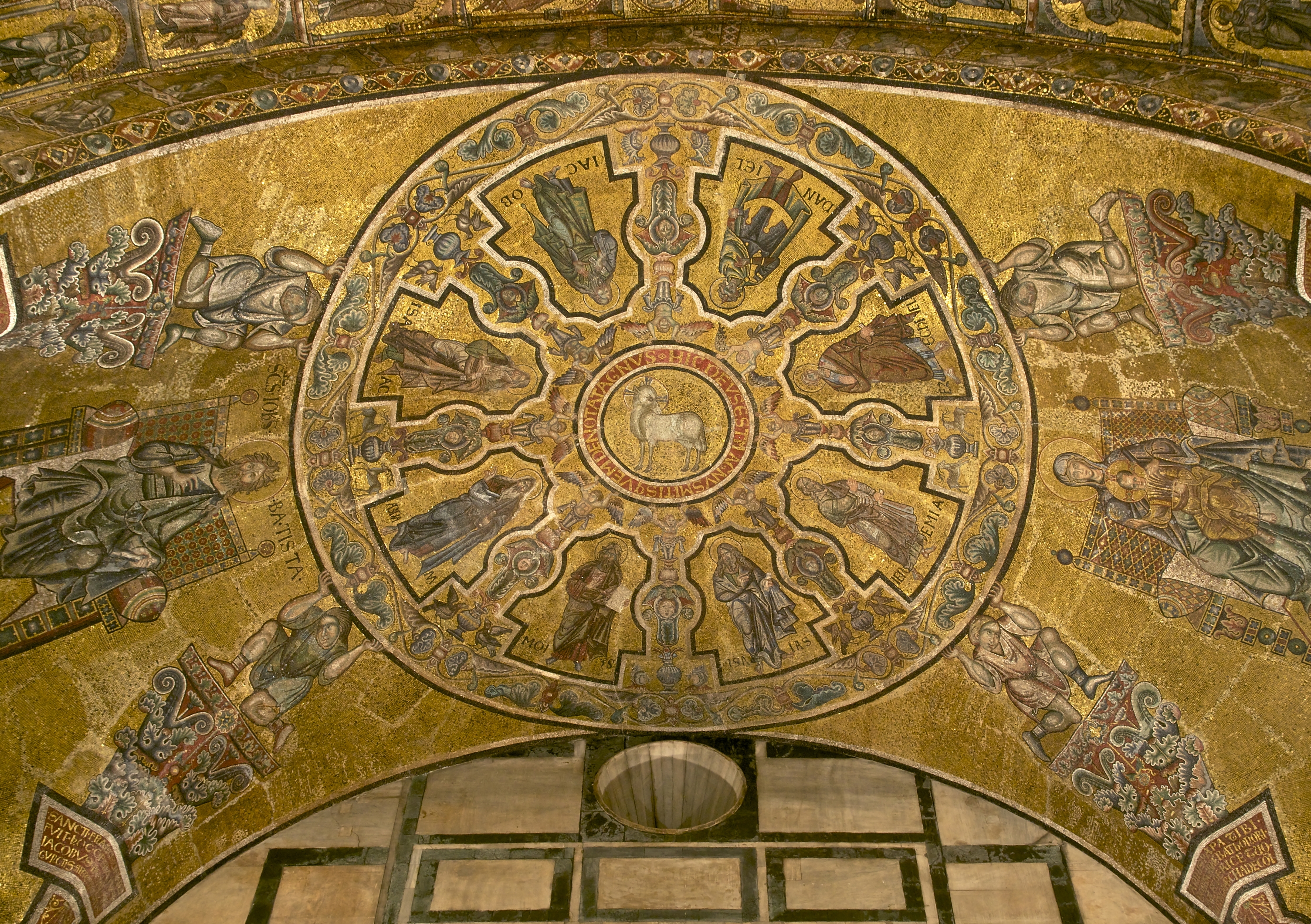 Agnus Dei Prophets Florence Baptistery